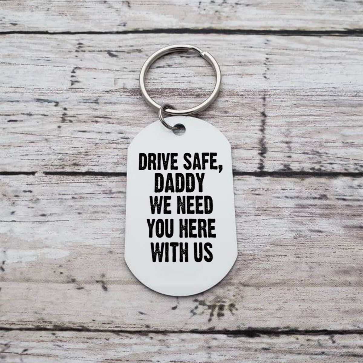 1-3 Names-Personalized Dad's Football Team Fift Keychain Custom Names Gift For Dad