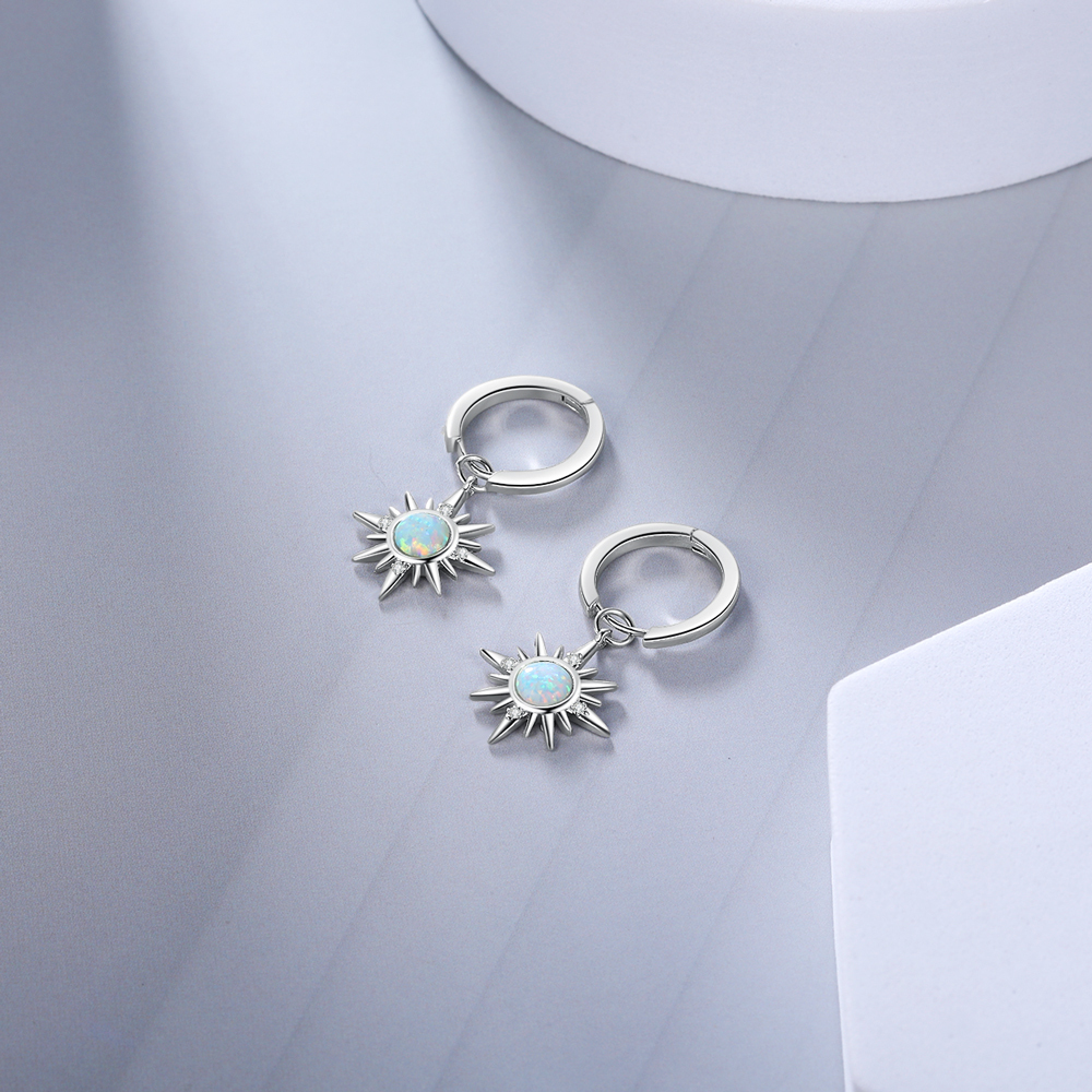 925 Sliver Pendant Earrings for Women