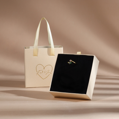 2 Birthstones - Personalized Birthstone Ring, A Customized Gift For Her