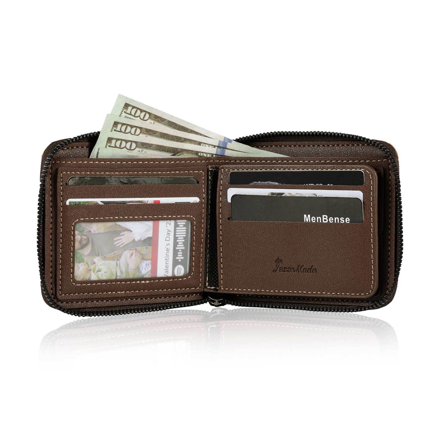 5 names - Custom Fist Wallet with Personalized Name & Text - Gifts for Father’s Day