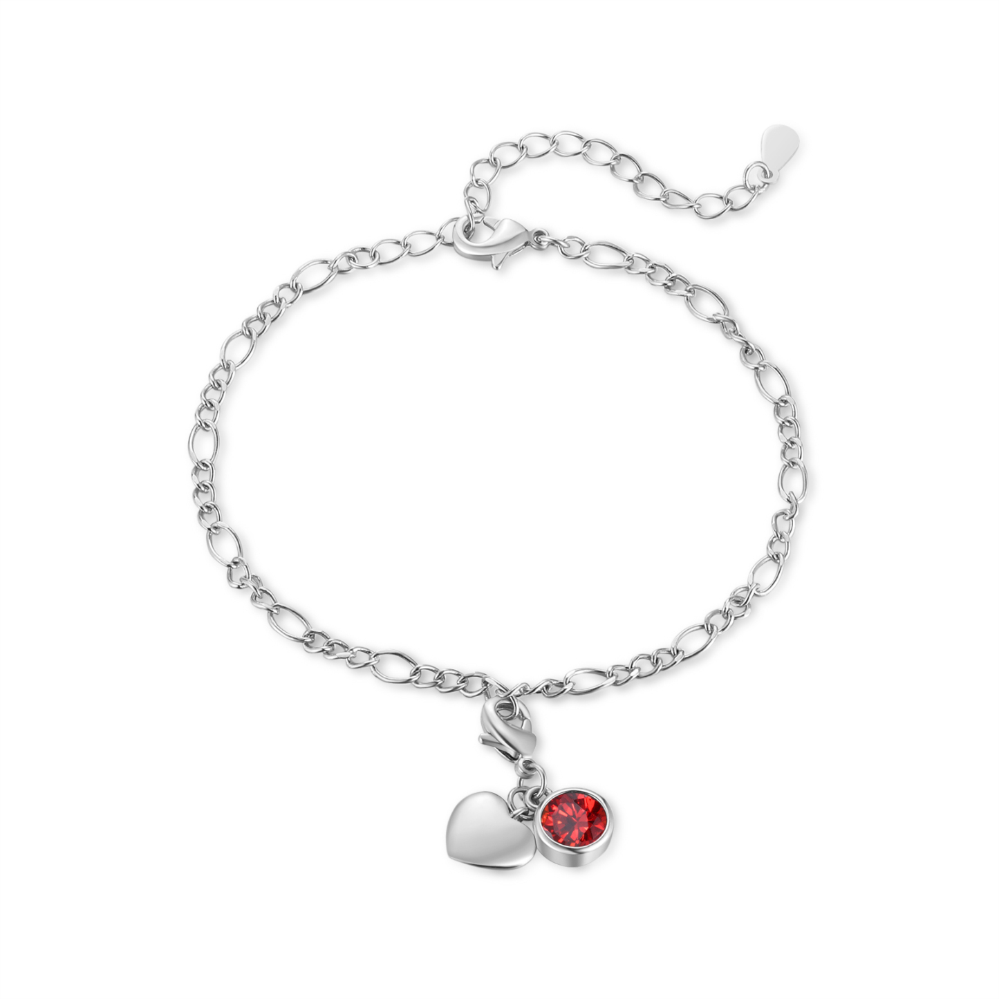 1 Birthstone & Name - Personalized Birthstone Beautiful Bracelet Gift for Her | Jessemade