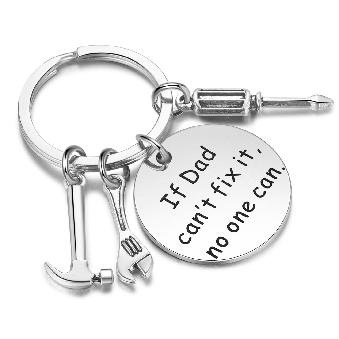 If Dad Can't Fix It, No One Can-Dad Tool Keychain Keyring