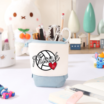 Jessemade UK Personalized Pencil Case Custom Name And Letter Pencil Case Boys Girls Back To School Gift 16.99 n1-l1