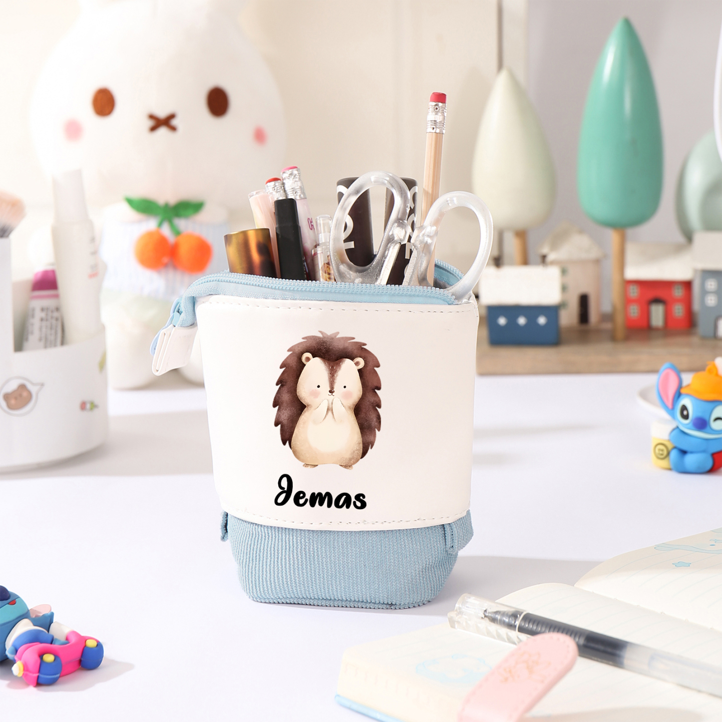Personalized Pencil Case Custom Name And Letter Pencil Case Back To School Gift For Boys Girls
