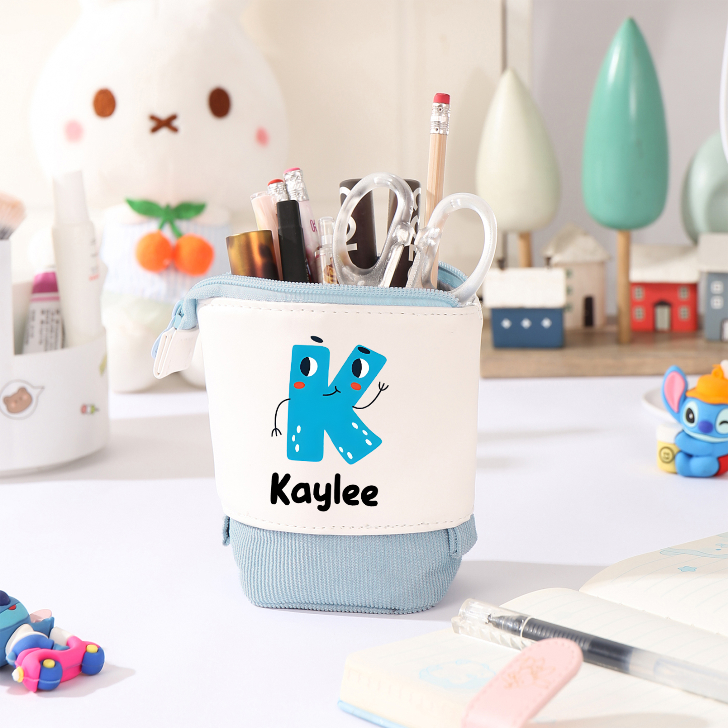 Personalized Pencil Case Custom Name And Letter Pencil Case Boys Girls Back To School Gift 16.99 n1-l1