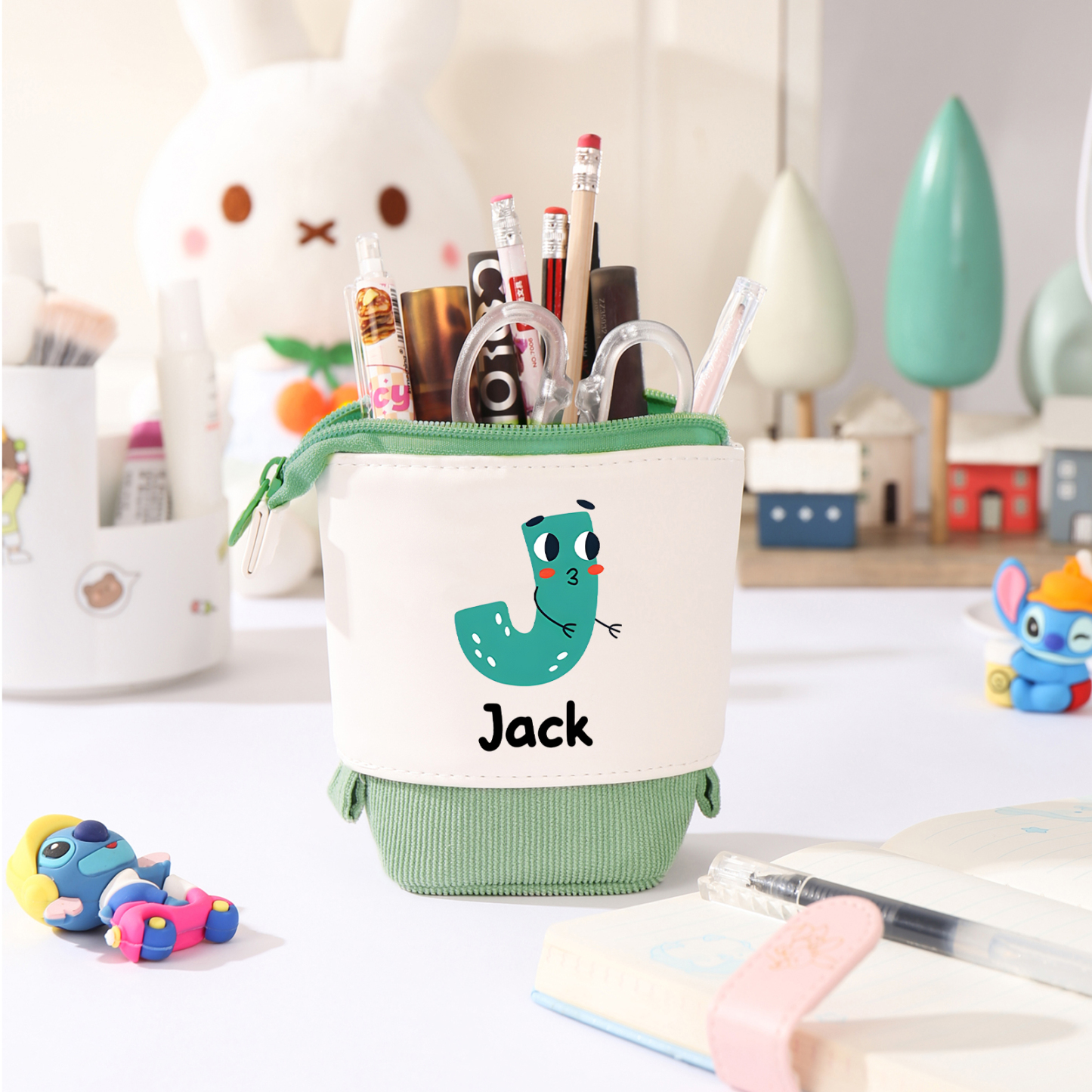 Personalized Pencil Case Custom Name And Letter Pencil Case Back To School Gift For Boys Girls