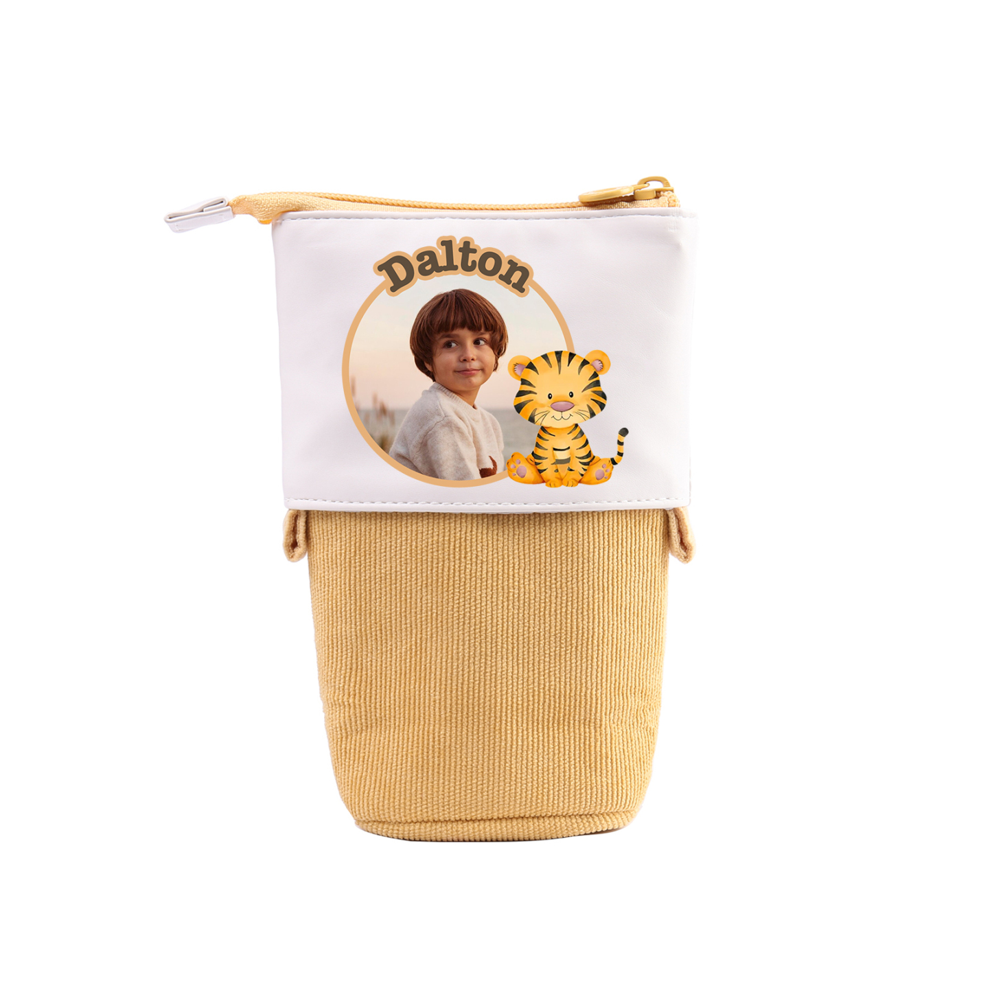 Personalized Pencil Case Custom Name And Animal Pencil Case Back To School Gift For Boys Girls