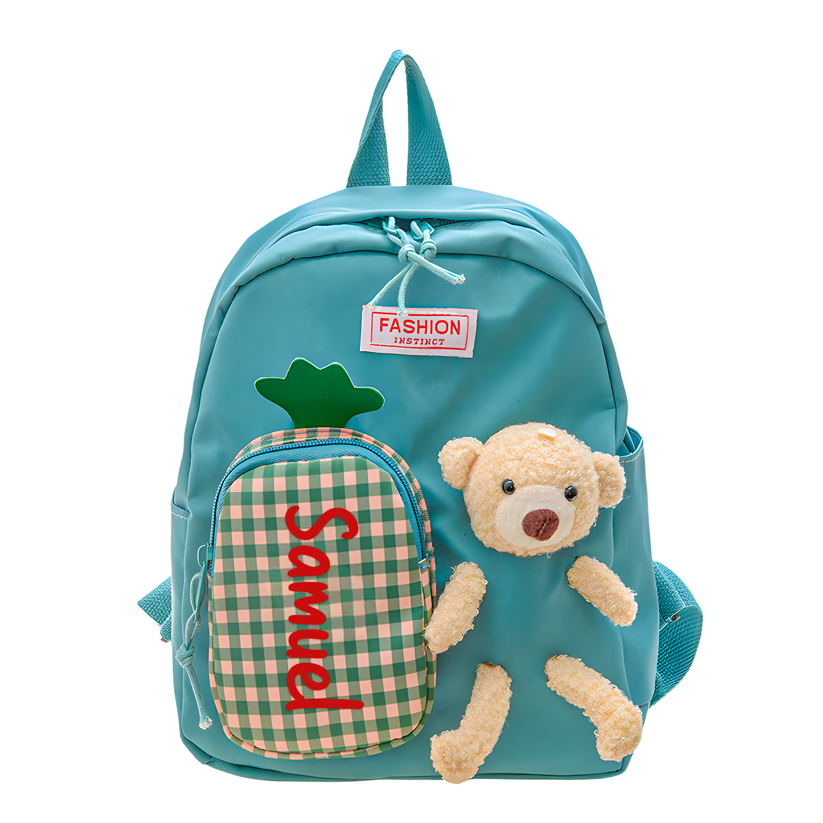 Personalized Custom Children’s Bear Backpack – Multiple Color Choices, Lightweight & Adorable Gift for Kids
