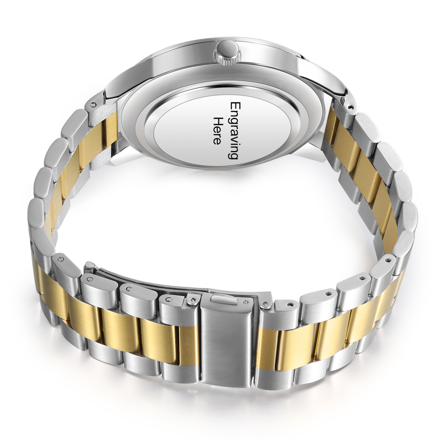 Personalized Photo Men's Watch with Custom1 Photos and 1 Text Watch Gifts for Him | Jessmade