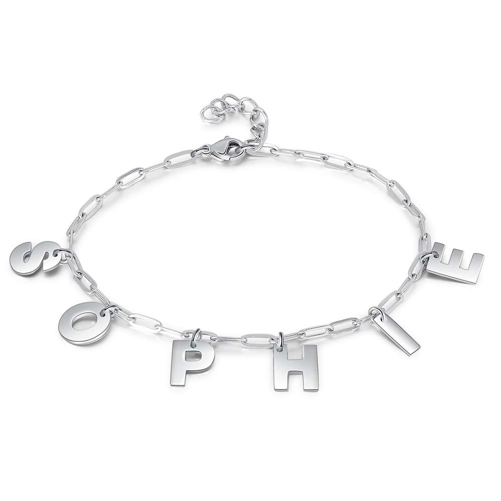 Personalized Customized 8-letter Exquisite Bracelet is The First Choice Gift For Him
