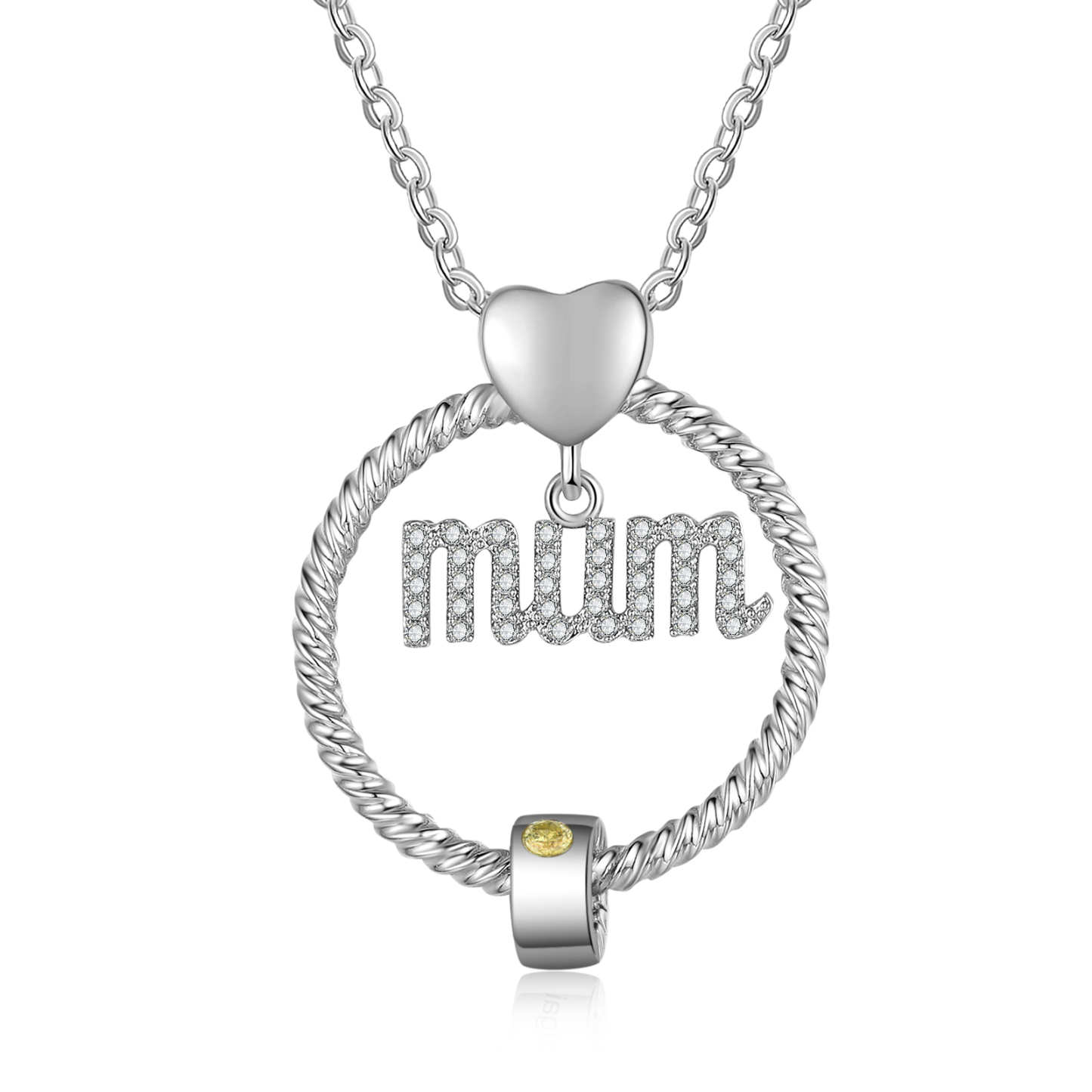 1 Name-Personalized Mom Necklace Set With Premium Custom Necklace With 1 Birthstones Engraved Names Gift For Mother