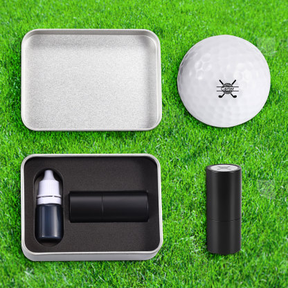 Personalised Golf Pattern Seal, A Special Gift For Him/Yourself