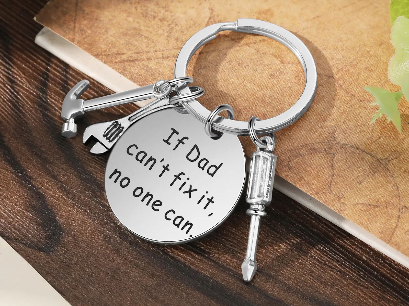 If Dad Can't Fix It, No One Can-Dad Tool Keychain Keyring