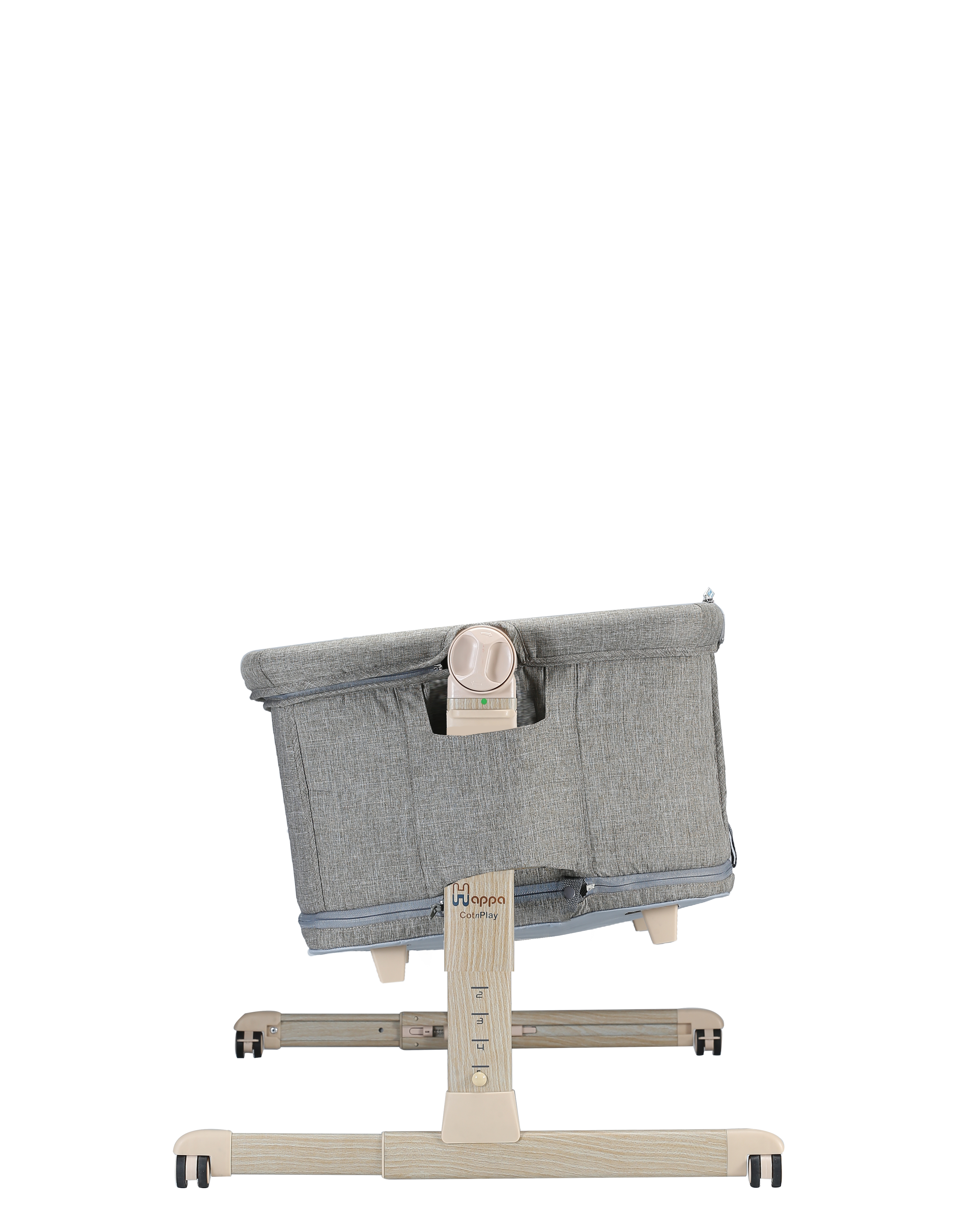 HAPPA 4 In 1 COT N PLAY BABY CRIB - STONE