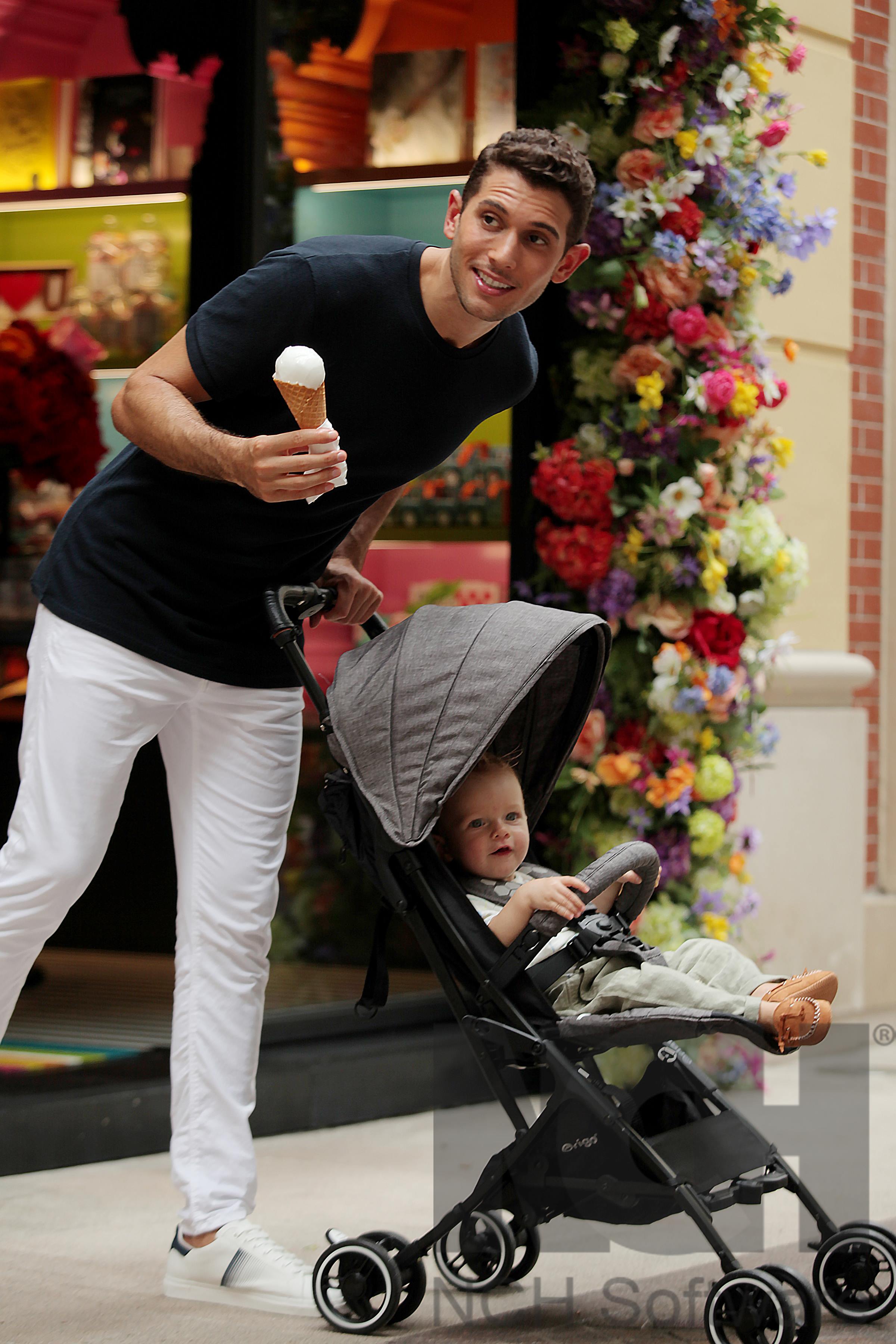 FLEXII BACKPACK STROLLER - WAGTAIL GREY