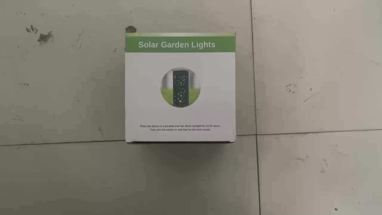 6pcs Outdoor Lawn Light Hollow Out Waterproof Lighting Solar Landscape Light For Outdoor Park Camping Lawn