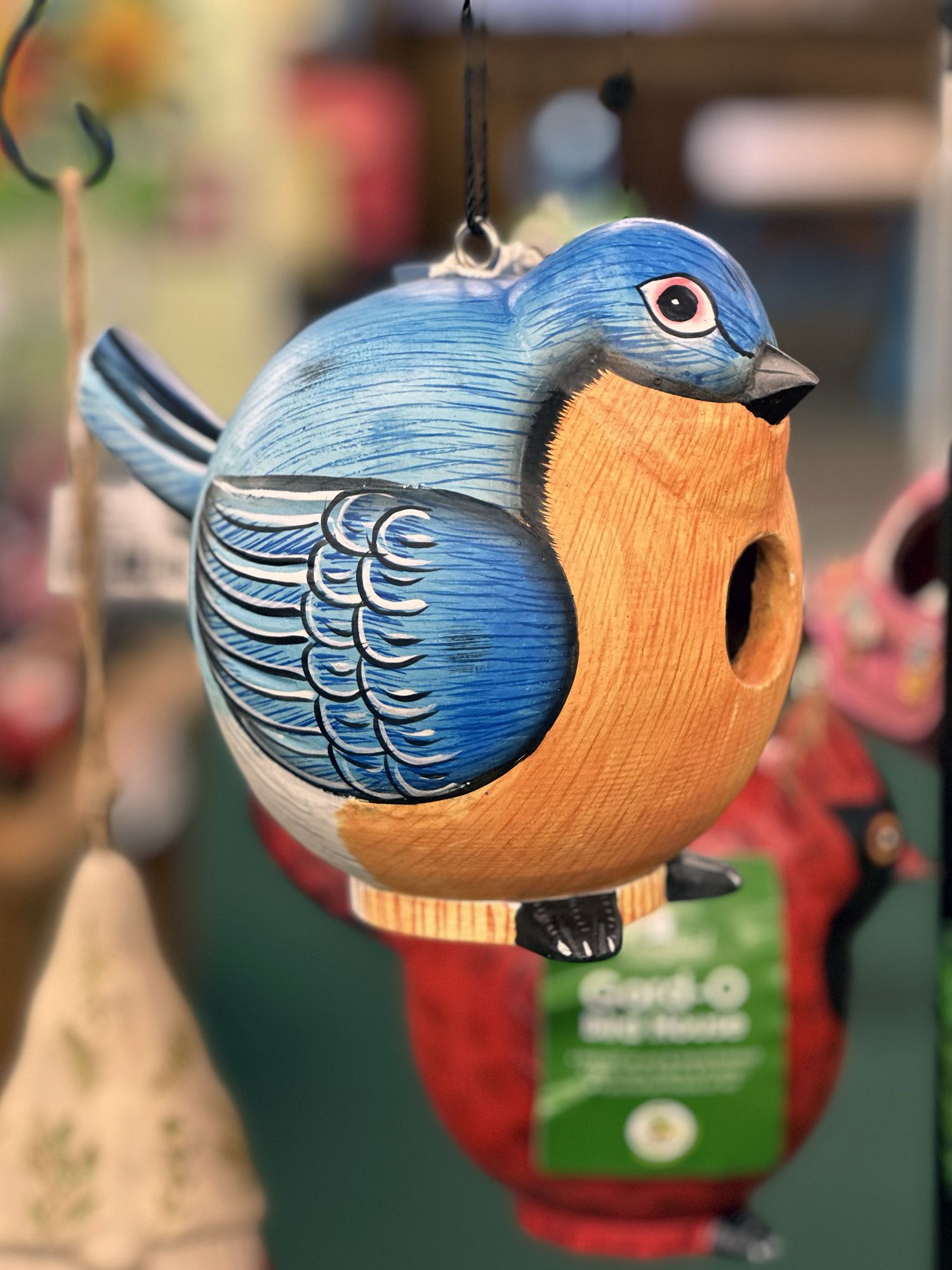 Handcrafted Wooden Hanging Birdhouses