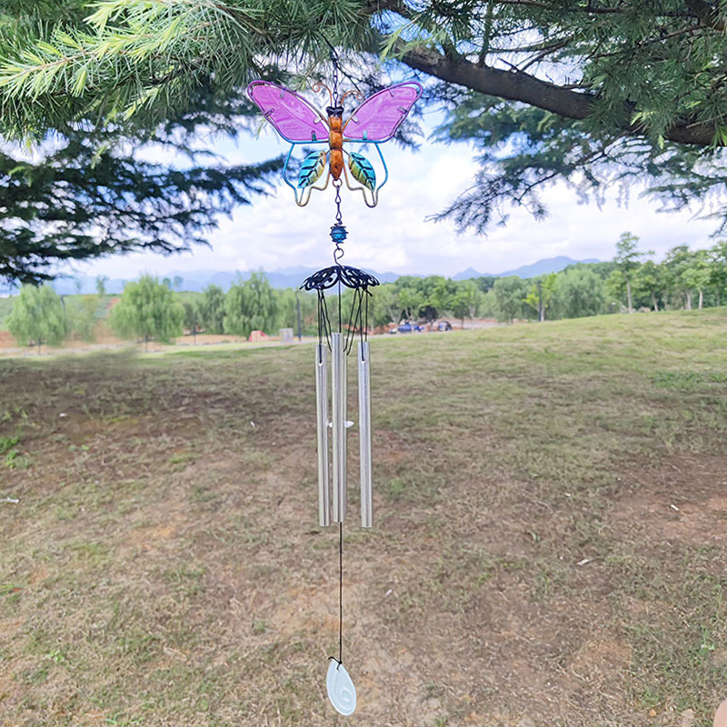 Colorful Butterfly Wind Chime