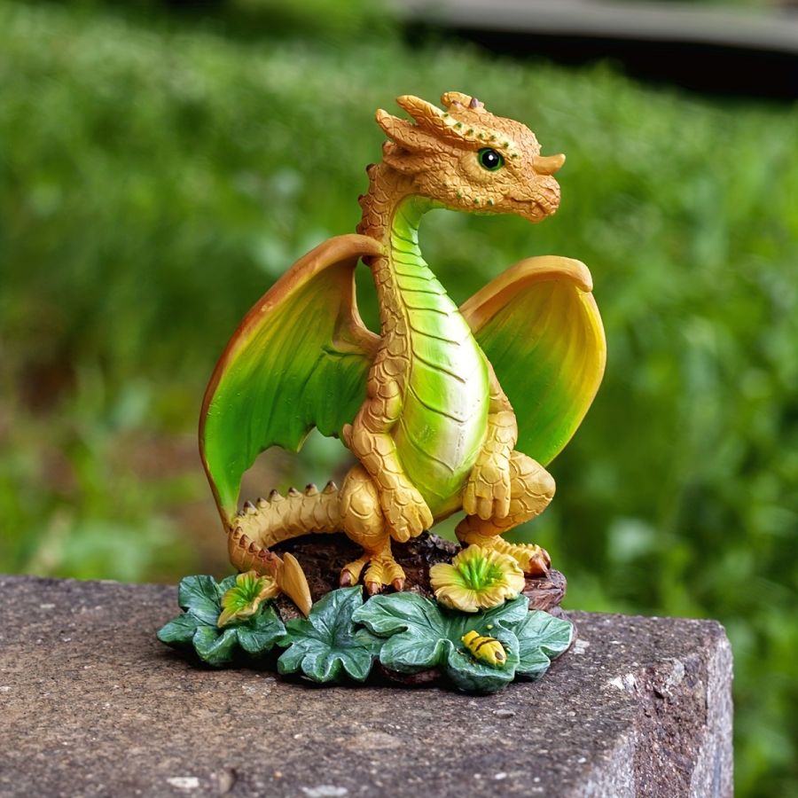 Halloween Spooky Dragon Garden Statue