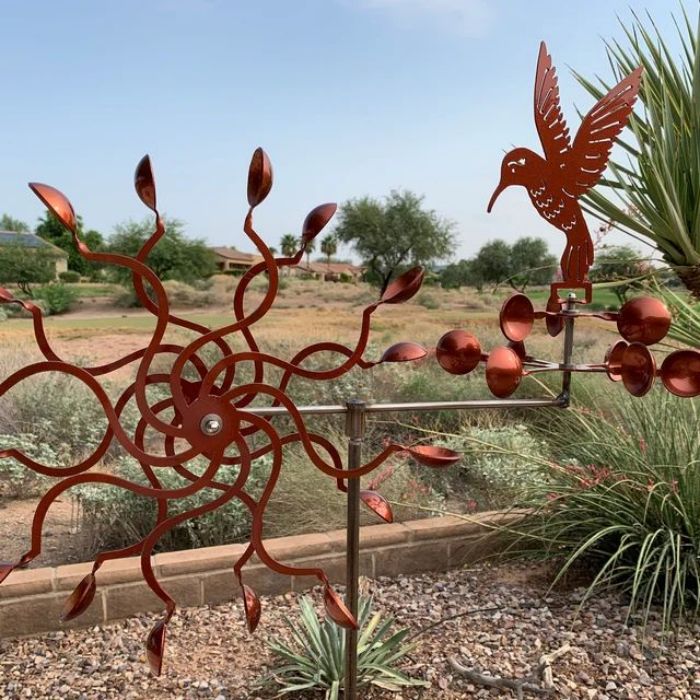Garden Art Kinetic Wind Spinner 