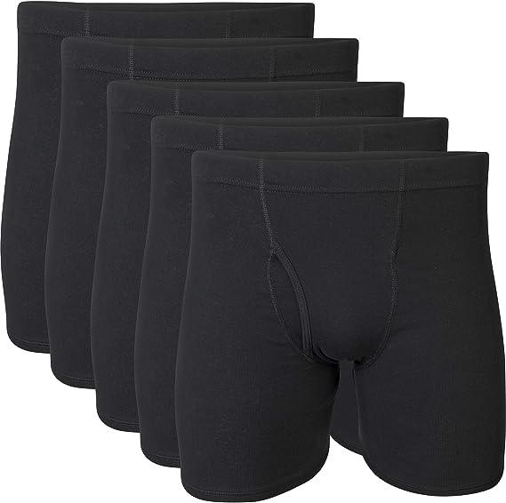Men's Underwear Covered Waistband Boxer Briefs, Multipack