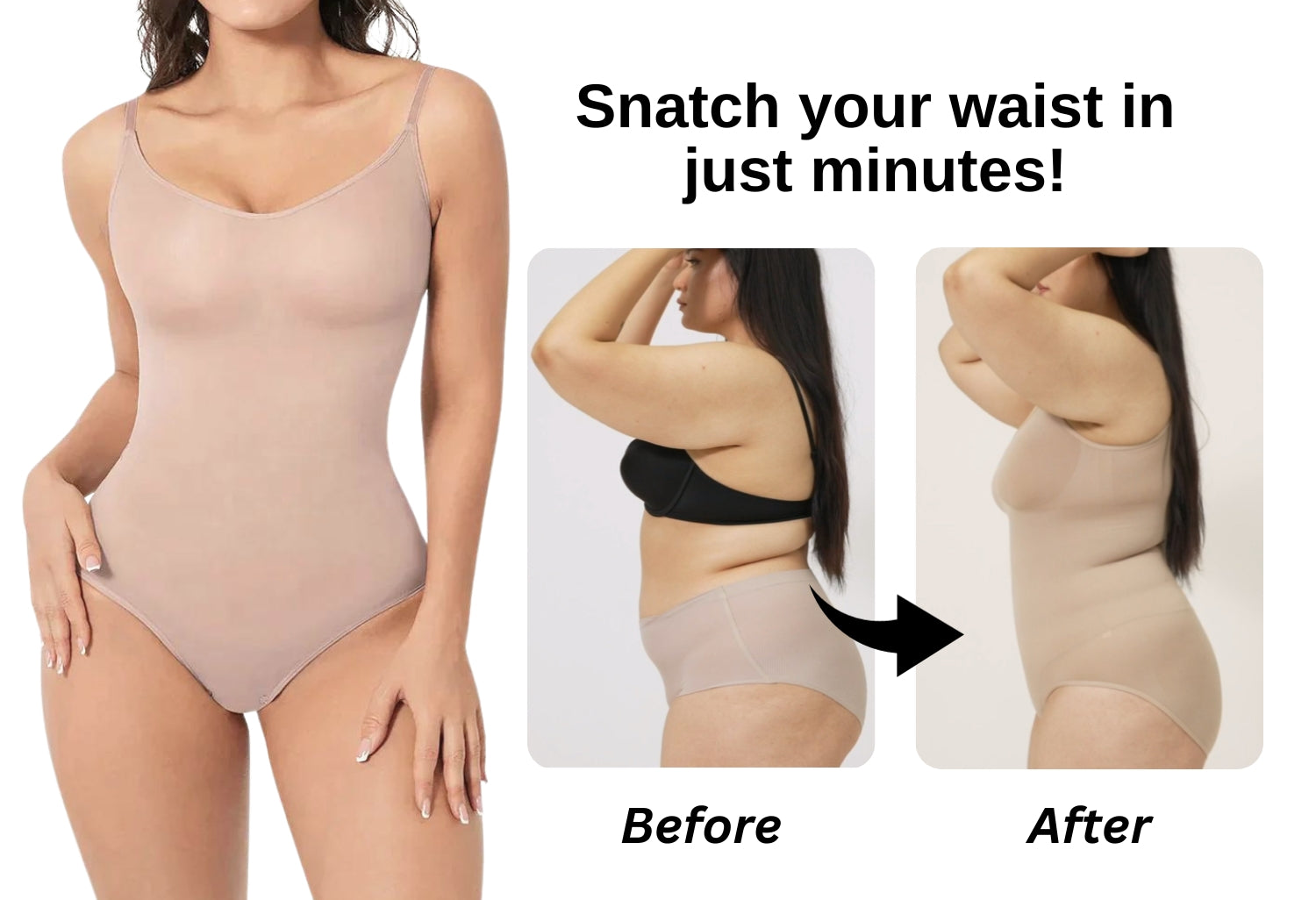 Oveallgo™ Snatched Shapewear Bodysuit