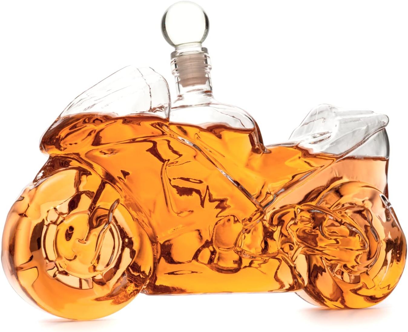 Motorcycle Decanter Whiskey & Wine Decanter, Motorcycle Gifts, Harley Davidson Motorbike