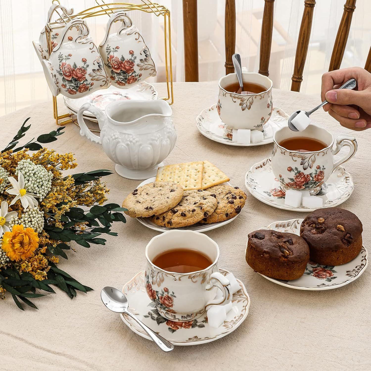 12-Piece Demitasse Espresso Spoons, 4 Inches Stainless Steel Mini Coffee Spoons