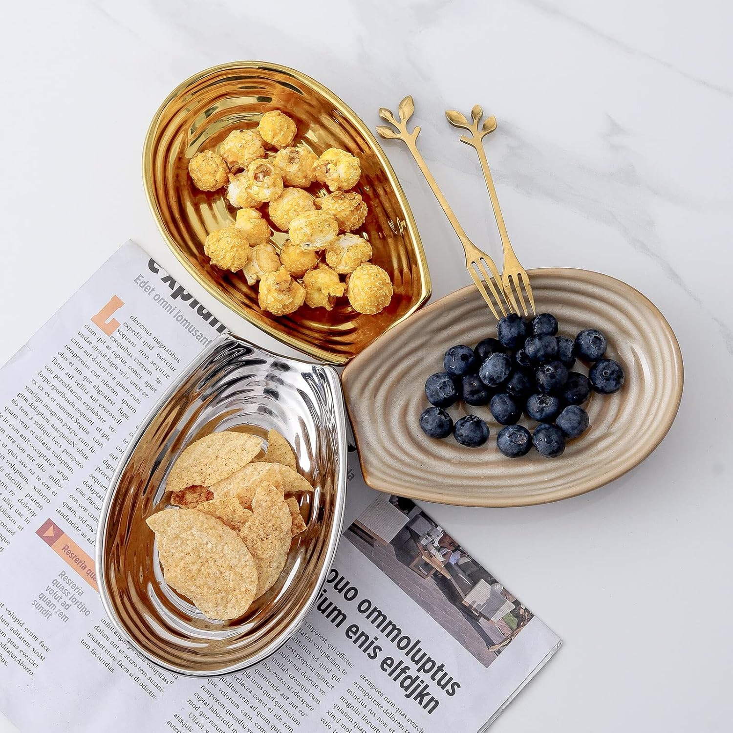 Spoon Rest for Stove Top, Ceramic Gold Spoon Holder for Stove Top and Kitchen Counter, Large Stable Heat-resistant Utensil Rest for Cooking, Spatula Ladles Tongs, Home Kitchen Decor, 1 PC