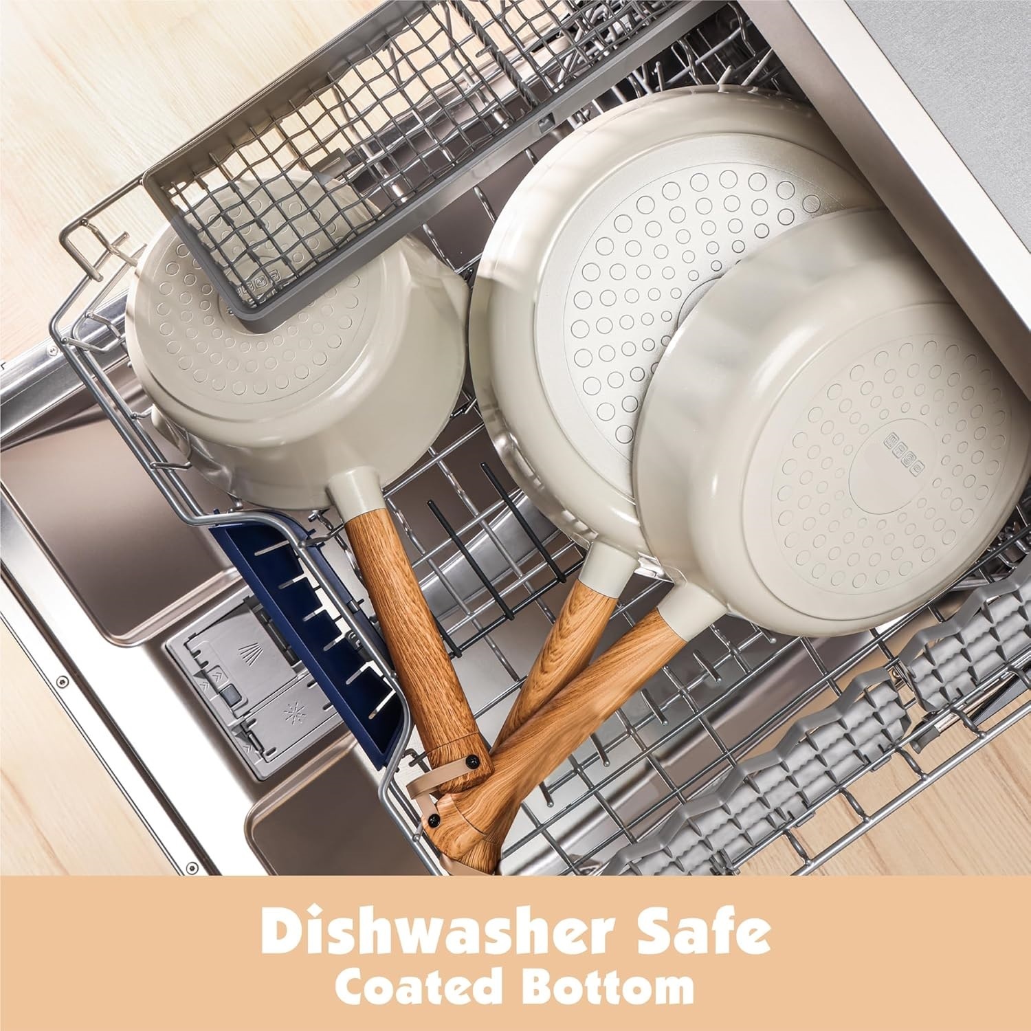 Ceramic Nonstick Pots and Pans Set 14pcs, Healthy Cookware Set, Non-toxic Induction Kitchen Cooking Set, Dishwasher & Oven Safe, PFAS/PTFE/PFOA Free