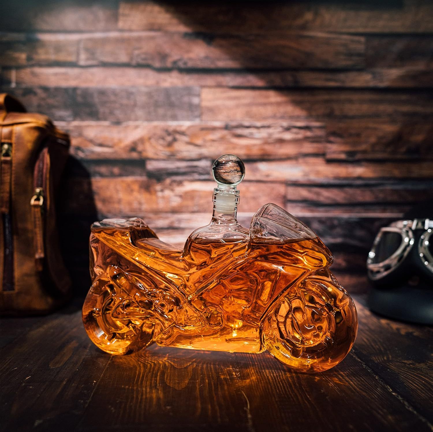 Motorcycle Decanter Whiskey & Wine Decanter, Motorcycle Gifts, Harley Davidson Motorbike