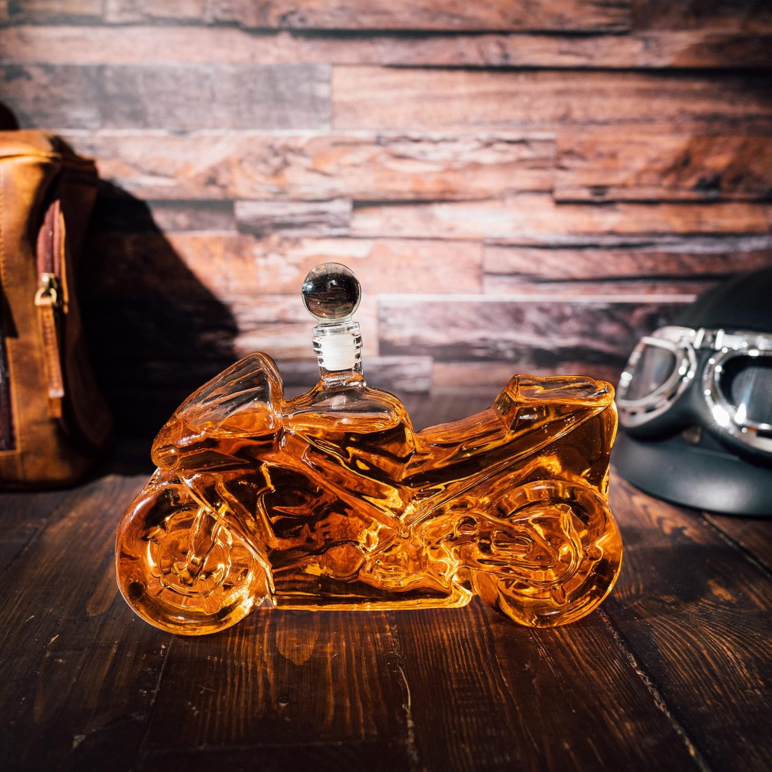 Motorcycle Decanter Whiskey & Wine Decanter, Motorcycle Gifts, Harley Davidson Motorbike