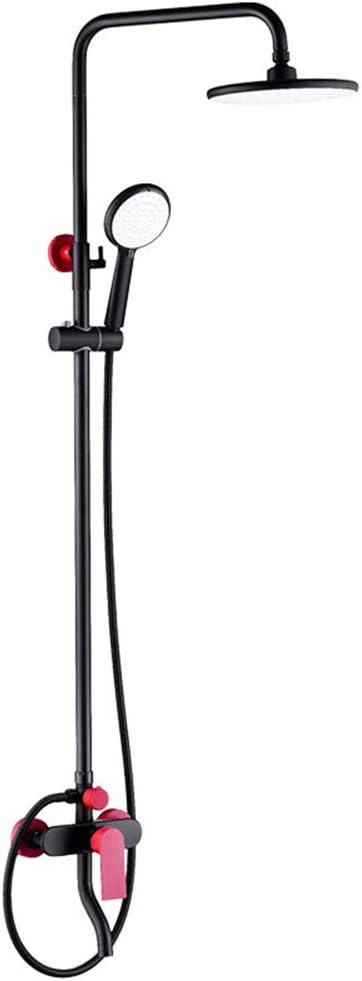 8 Inches Shower System with Hot and Cold Water Bathroom Shower Combo Set