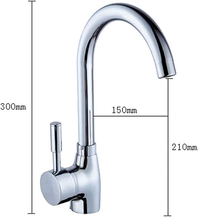 Kitchen Sink Taps Faucet Kitchen Tap Single Lever Swivel Spout
