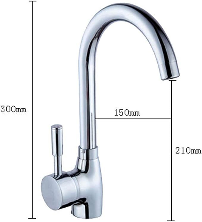 Kitchen Sink Taps Faucet Kitchen Tap Single Lever Swivel Spout