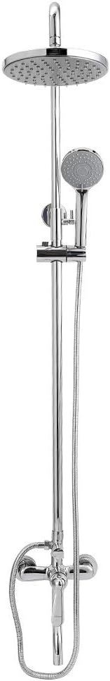 Handheld Shower Head Kit Wall-mounted Single-handle Polished Bathtub Shower Set