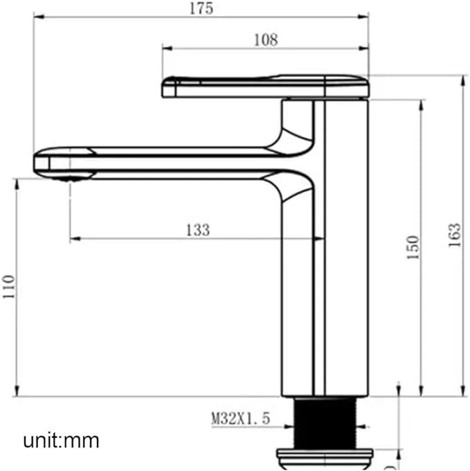 Basin Faucets, Bathroom Faucet, Hot and Cold Water Basin Mixer Tap