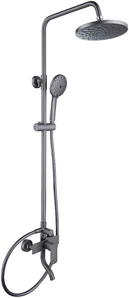 Shower System Dark Grey Bathroom Shower Combo Set