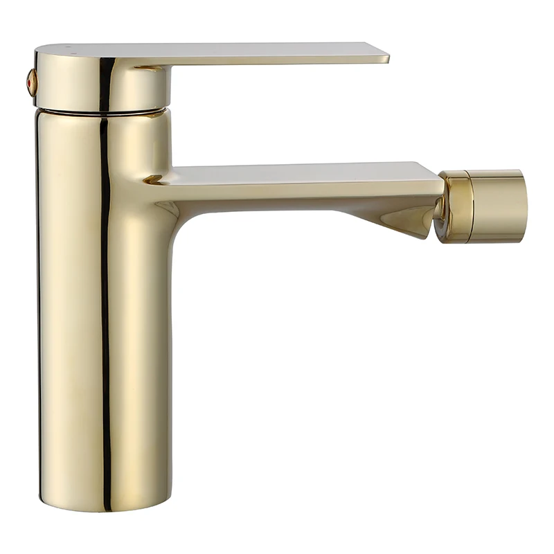 Water Mixer Taps Bidet Faucet Single Handle Gold Bidet Mixer