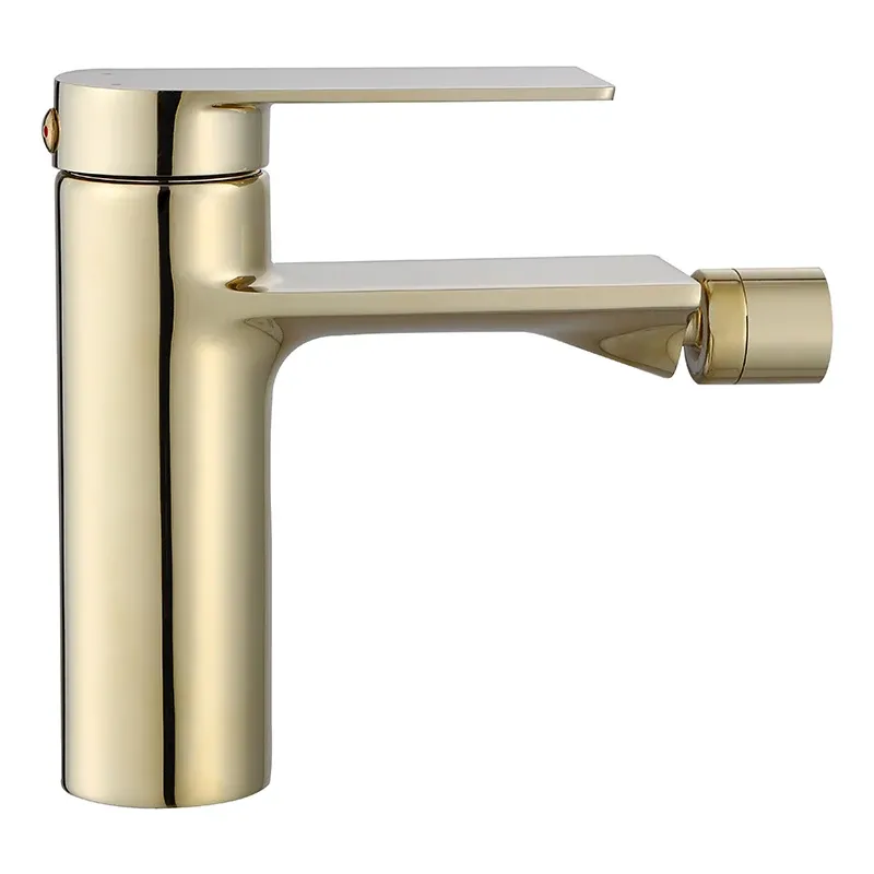 Water Mixer Taps Bidet Faucet Single Handle Gold Bidet Mixer