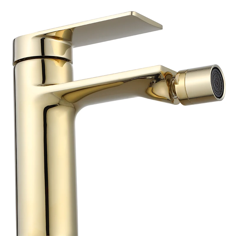 Water Mixer Taps Bidet Faucet Single Handle Gold Bidet Mixer
