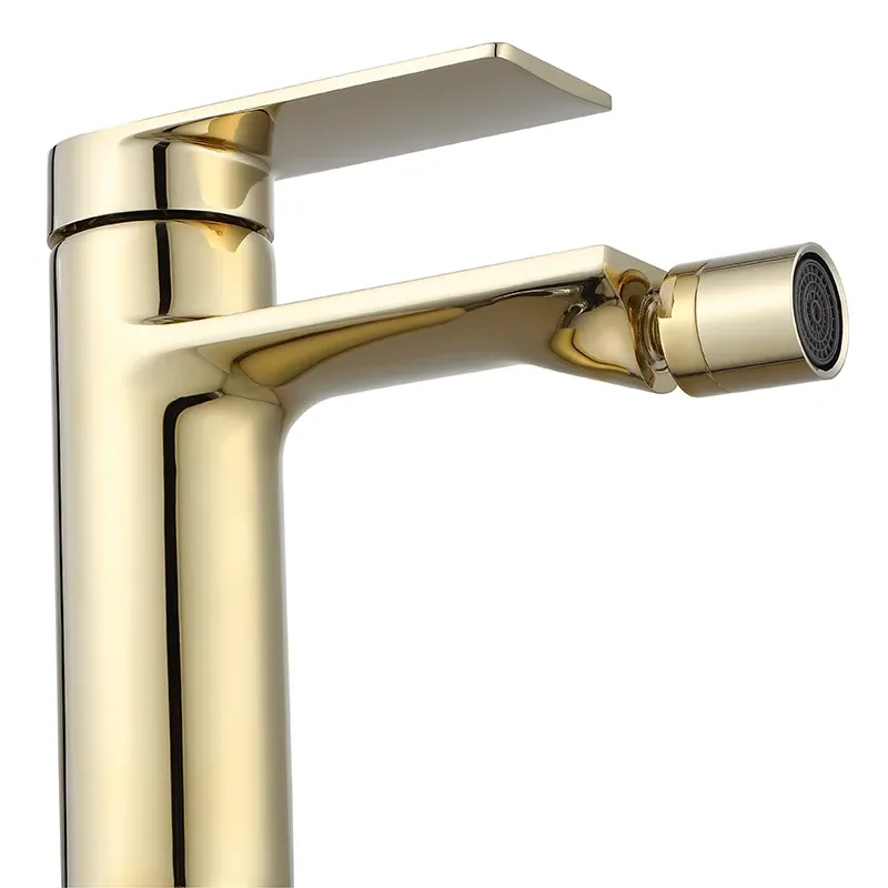 Water Mixer Taps Bidet Faucet Single Handle Gold Bidet Mixer