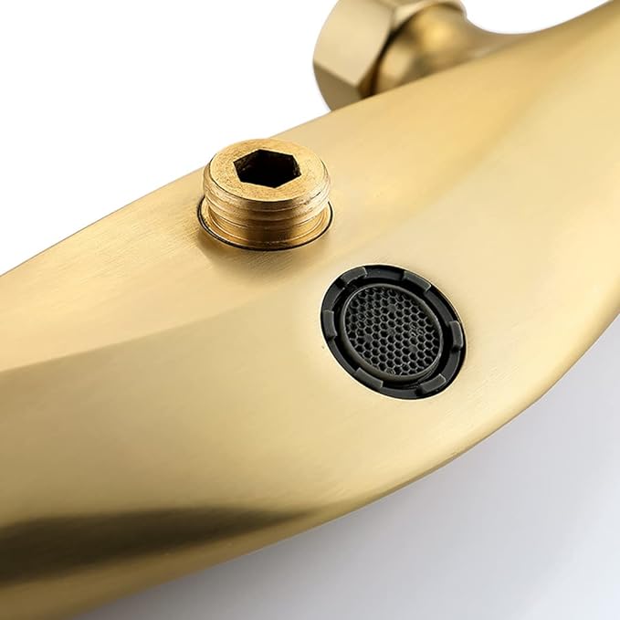 Shower System with Tub Spout and Hand Shower Faucet Set