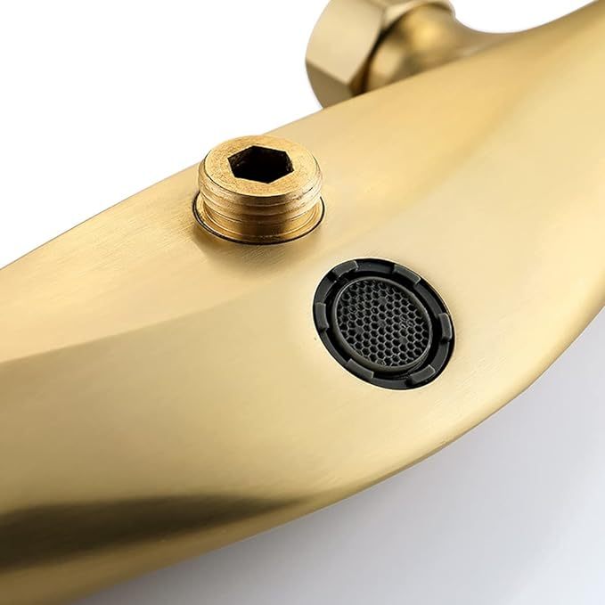 Shower System with Tub Spout and Hand Shower Faucet Set