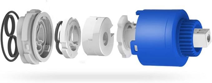 Shower Diverter hot and Cold Ceramic Water Mixing Valve, Brass Shower Mixer