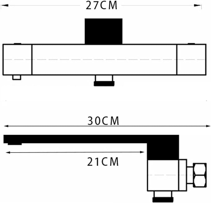Bath Taps with Shower 360Swivel Outlet Bath Bathtub Mixer Tap with Shower Hot and Cold