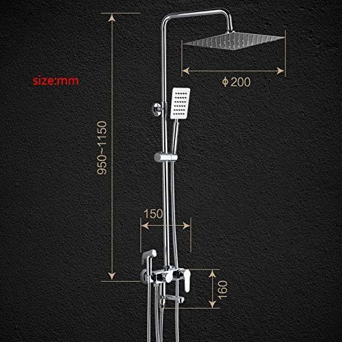 All Copper Tube Shower Bathroom Shower Head Bathroom