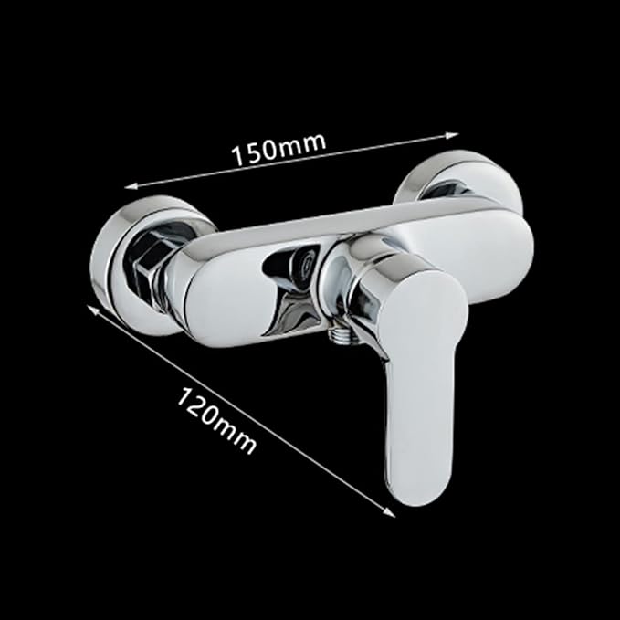 Shower Diverter hot and Cold Ceramic Water Mixing Valve, Brass Shower Mixer