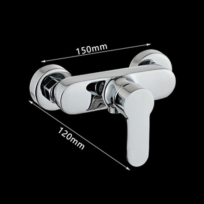 Shower Diverter hot and Cold Ceramic Water Mixing Valve, Brass Shower Mixer
