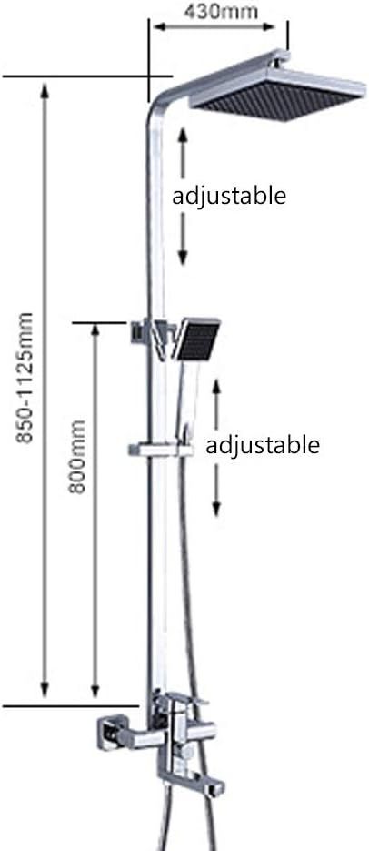 Bathroom Modern Metal Copper Silver Black Bathroom Shower Set